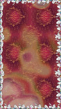 Renkli Yaz Temalı Kusursuz Arkaplan. Düz Çiçek Elementleri Tasarımı. Güzel kumaş deseni. Raster illüstrasyonunda trendsiz çiçek deseni.