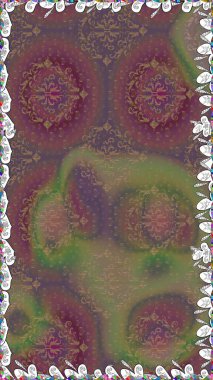 Etnik Mandala süsleme. Kullanılabilir Tekstil, tebrik kartı, boyama kitabı, telefon durumda yazdırma için. Raster kına dövme tarzı. Hint çiçek desenli madalyon desen.