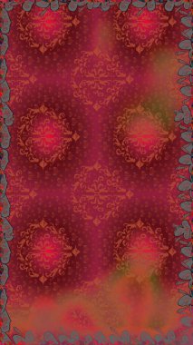 Düz çiçek öğeleri tasarım. Bahar Tema Dikişsiz desen arka plan rengi. Sorunsuz Chichi kumaş deseni. Raster resim. Çiçek deseni.