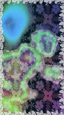 Miles Fleur, süslü püslü bir süs. Kusursuz bir geçmişi var. Raster illüstrasyonu. Tomurcukları papatya çiçekleri olan sevimli bir çiçek deseni. Kumaş, tekstil, duvar kağıdı baskısı için. Antika retro tarzı.