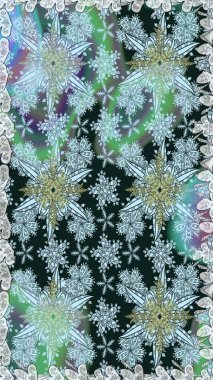 Soyut etnik raster kusursuz desen. Çiçekler. Vadinin çiçekleri tarafsız ve mavi renklerde.