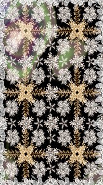 Renkli grunge, soyut arkaplanı siyah ve gri çiçeklerle süslüyor. İşlemeli çiçekli, dikişsiz desen. İzler, kumaş, duvar kağıtları, tekstil için raster dokusu.