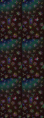 Gri ve kahverengi renkli güzel çiçekli eskiz deseni, suluboya çiçek deseni, duvar kağıdı, kart veya kumaş için fayanslı. Raster..