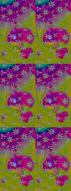 Çiçek arkaplanlı soyut zarafet eskiz deseni. Raster Güzel kumaş deseni.