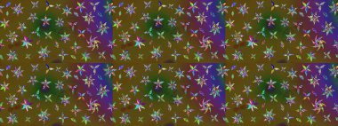 Çiçekli eskiz çizimi. Renkli çiçekler. Renkli Yaz Temalı eskiz kalıbı. Düz Çiçek Elementleri Tasarımı.