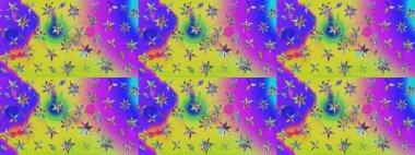 Eskiz geçmişi. Raster. Kumaş, tekstil, duvar kağıdı baskısı için. Eski usul. Tomurcukları çiçek olan sevimli bir çiçek deseni. Raster illüstrasyonu.