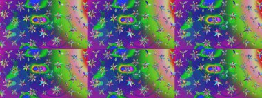 Kızılderili desenli desenli desenli şal deseni. Etnik Mandala süsü. Raster Henna dövme stili. Tekstil, tebrik kartı, boyama kitabı, telefon kılıfı baskısı için kullanılabilir.