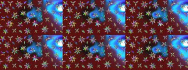 Kızılderili desenli desenli desenli şal deseni. Etnik Mandala süsü. Raster Henna dövme stili. Tekstil, tebrik kartı, boyama kitabı, telefon kılıfı baskısı için kullanılabilir.