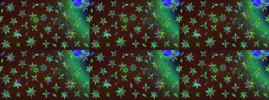 Küçük bir çiçekte eskiz deseni. Hoş bir çiçek geçmişi var. Güzel kumaş deseni. Raster illüstrasyonu.