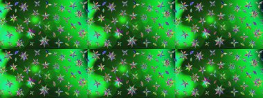 Küçük çiçekteki sevimli çiçek deseni. Raster deseni. Nazikçe, renkli yaz çiçekleri. Raster illüstrasyonu.