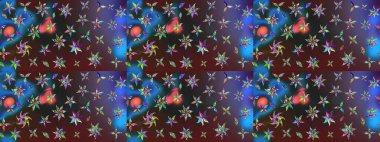 Suluboya desenli çiçek deseni. Dekorasyon ve tasarım için güzel bir desen. Moda baskısı. Çiçeğin suluboya çizimlerinin mükemmel deseni. Ayarlanmış.