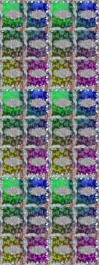 Raster deseni. - Yeşil çiçekler. Küçük çiçekte güzel bir desen var. Çiçek arkaplan. Çiçek kompozisyonu. Çiçek kolajı. Doğa.