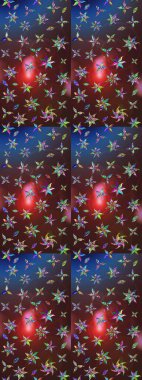 Eski usul. Raster illüstrasyonu. Eskiz geçmişi. Kumaş, tekstil, duvar kağıdı baskısı için. Tomurcukları papatya çiçekleri olan sevimli bir çiçek deseni. Miles Fleur, dandik süs.