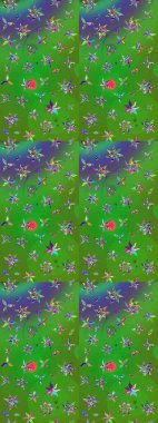 Renkli çiçekler. Renkli Bahar temalı eskiz modeli. Çiçekli çiçek deseni, suluboya. Düz Çiçek Elementleri Tasarım Raster illüstrasyonu.