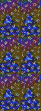 Doodle tarzı. Renkli çiçekler. Renkli çizim kalıbı. Tekstil ve kapak tasarımı için mükemmel. Elle çizilmiş sonbahar çiçeği deseni..