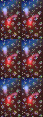 Vadinin çiçekleri kahverengi ve mor renklerde. Eskiz arkaplan modeli. Raster - stok. Suluboya, elle çizilmiş.