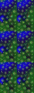 Raster Hip kumaş deseni. Eskiz Vintage Çiçek Deseni.