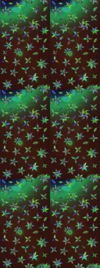 Eski moda arka plan. Desen, çizim, çiçek sınırı. Raster illüstrasyonu. Kıvırcık, parlak örgü. Güzel, parlak, pürüzsüz kumaş, tuval. Çiçeklerin çelengi.