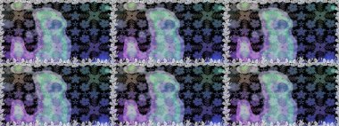 Kartlar, davetiyeler, tarih kartları ve daha fazlası için kullanılabilir. Tatlı suluboya, dikişsiz çiçek deseni. Büyük bir suluboya çiçek seti..