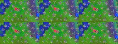 Çiçek eskiz deseni. Raster çiçek izi. Klasik taslak çizimi.