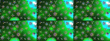 Çiçekler. Soyut etnik raster çizim kalıbı. Vadinin renkleri.