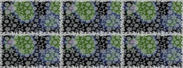 Düz Çiçek Elementleri Tasarımı. Gri ve siyah renkli çiçekler. Raster illüstrasyonunda kusursuz çiçek deseni. Renkli Bahar Teması Kusursuz Arkaplan.