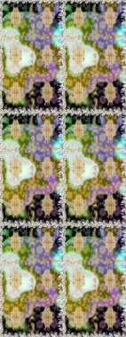 Çiçek deseni. Şık bir grafik desen. Kahverengi ve bej renklerde altın elementler. Duvar kâğıdı barok, İspanyol kumaşı. Kusursuz raster arkaplanı.