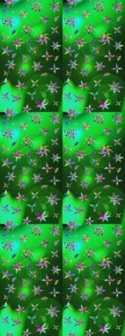 Güzel kumaş deseni. Raster suluboya deseni, narin çiçekler, çiçekler, tebrik kartı şablonu..