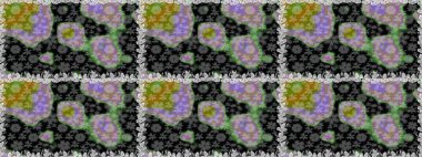 Kahverengi ve bej renklerde altın elementler. Şık bir grafik desen. Kusursuz raster arka plan. Çiçek deseni. Duvar kâğıdı barok, İspanyol kumaşı.