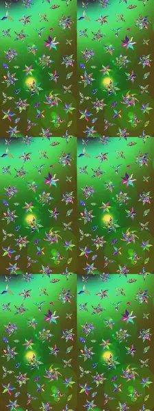 Küçük çiçekteki sevimli çiçek deseni. Modaya uygun kumaş deseni. Raster illüstrasyonu. Tony 'nin kumaş desenini çiz.