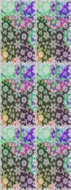 Çiçek duvar kâğıdı. Gri ve nötr renklerde şirin tekstil tarzında. Renkli, pürüzsüz desen. Çiçek arkaplan. Raster illüstrasyonu.