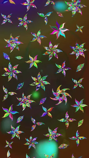 Çiçek deseni. Flower eskiz arka planı. Raster illüstrasyonu. Şatafatlı bahar bahçesi dokusu.