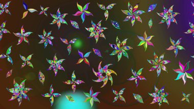 Çiçek desenli eskiz kahverengi ve gri renkler, el yapımı papatyalar, papatyalar. Tekrar eden çiçek arkaplanı, zarif kahverengi ve gri çiçek duvar kağıdı.