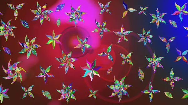 Tekstil veya kitap kapakları, imalat, duvar kağıtları, baskı, hediye paketi ve yapıştırma kitabı için çiçek eskizi geçmişi. Küçük çaplı çiçeklerdeki basit şirin desenler. Raster illüstrasyonu.