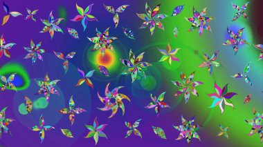 Suluboya etkisi. Botanik çizim kalıbı. Organik elementler. Raster deseni.