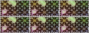 Floral seamless pattern background, summer flowers. Flat Flower Elements Design. Colour Spring Theme seamless pattern Background. Flowers on gray and brown colors.