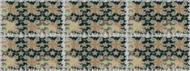 Gri ve nötr renkte çiçekler. Tropik çiçekler. Tişörtsüz arka plan deseni.