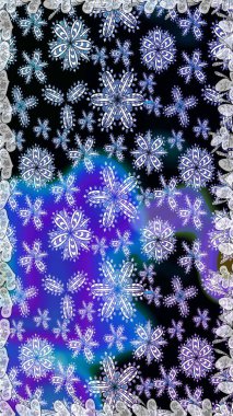 Anti-stres için soyut örnek sayfası. Mavi ve siyah renklerde. Raster illüstrasyonu.