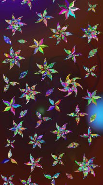 Güzel suluboya yaz çiçekleri deseni..