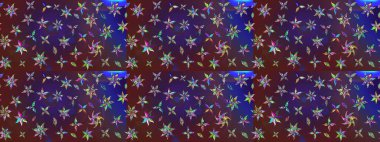 Mor ve mor renkli çiçekler. Küçük çiçekte sevimli çiçek deseni var..