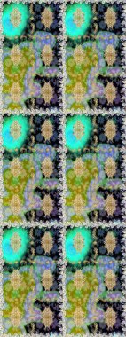 Çiçek deseni. Kahverengi ve bej renklerde altın elementler. Kusursuz raster arka plan. Duvar kâğıdı barok, İspanyol kumaşı. Şekil grafik deseni.