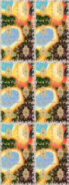 Kahverengi ve bej renklerde altın elementler. Çiçek deseni. Duvar kâğıdı barok, İspanyol kumaşı. Şık bir grafik desen. Kusursuz raster arkaplanı.