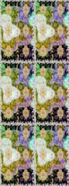 Duvar kâğıdı barok, İspanyol kumaşı. Kusursuz raster arka plan. Şık bir grafik desen. Çiçek deseni. Kahverengi ve bej renklerdeki altın elementler.