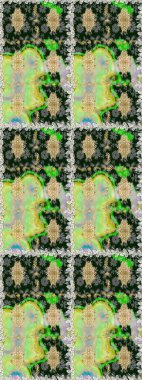 Duvar kâğıdı barok, İspanyol kumaşı. Kusursuz raster arka plan. Kahverengi ve bej renklerde altın elementler. Şık bir grafik desen. Çiçek deseni.