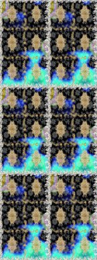 Kusursuz raster arka plan. Şık bir grafik desen. Kahverengi ve bej renklerde altın elementler. Çiçek deseni. Duvar kâğıdı barok, İspanyol kumaşı.