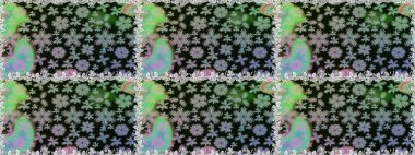 Botanik kusursuz desen. Suluboya etkisi. Raster deseni. Organik elementler.