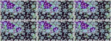 Tarafsız ve gri renklerde çiçekler. Hediye ambalaj kağıdı, tebrik kartları, posterler ve pankart tasarımı. Raster düz çiçekleri pürüzsüz desen.