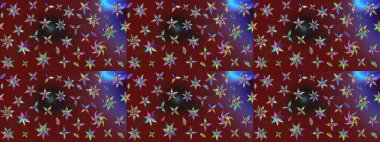 Doodle çiçekler ve dalları, otlar ve çiçekler. Elle çizilmiş. Raster resim. Güzel kumaş deseni.