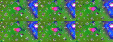 Çiçekli eskiz deseni. Suluboya çizimi. El çizimi. Renkli çiçekler.