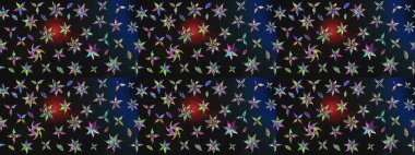 Organik motif arka planı. Çizim kalıbı. Raster illüstrasyonu. Ultraviyole kumaş deseni.